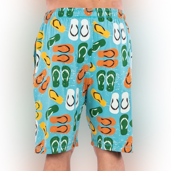 Lazy One- NWT Men’s Flip Flop PJ Lounge Shorts- Sz. XL - Picture 2 of 8